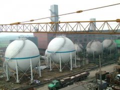 山东鲁西化肥厂球罐检测
