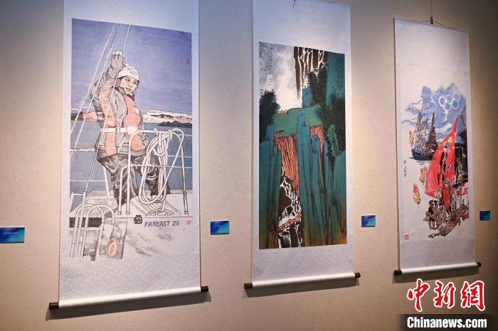 航行之美·水墨丹青与奥林匹克精神美术展将赴巴